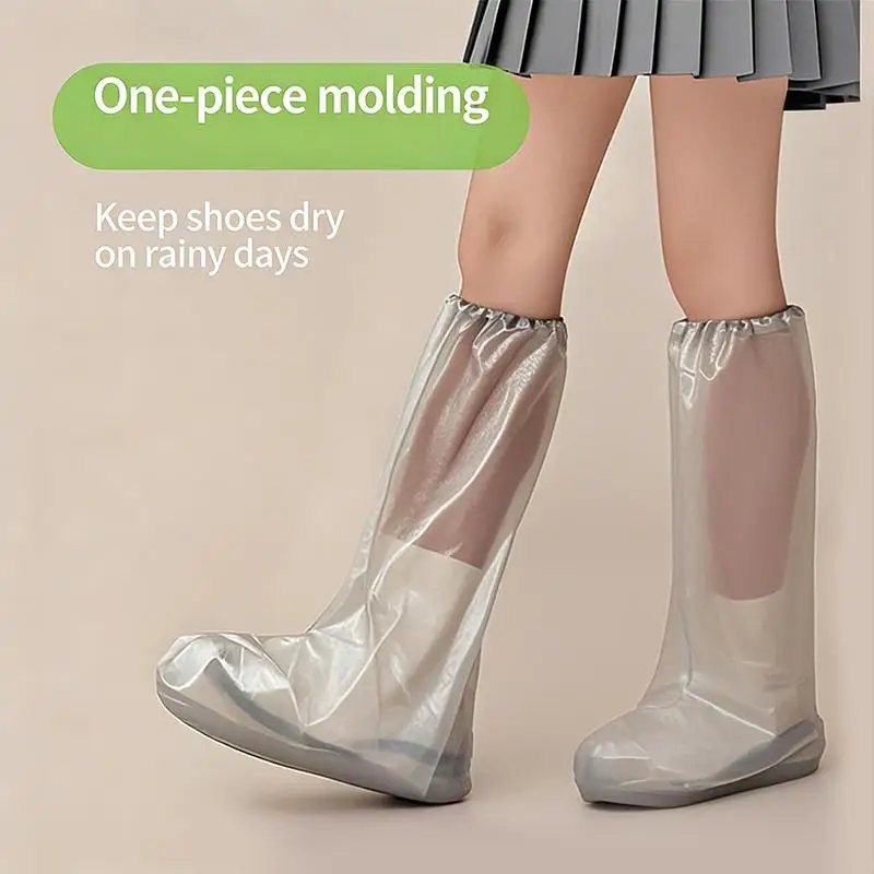 New Latex WaterProof Shoe Covers Unisex Shoes Protectors Reusable Non-Slip Rain Boot Overshoes Walking Shoes Accessories