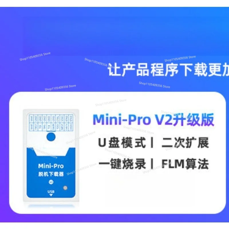 For Offline Downloader for Mini-Pro STM32 STM8 N76E Offline Programming Programmer
