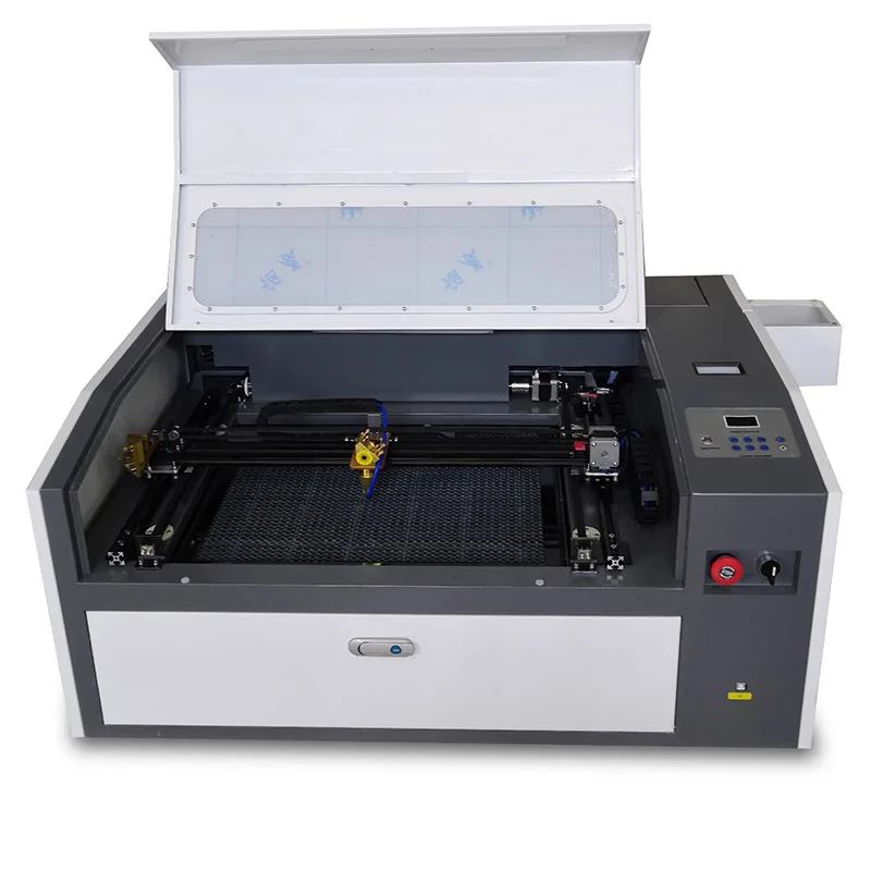 50 واط 500x300 مللي متر M3050 سطح المكتب آلة الحفر بالليزر CorelLaser مضخة مياه العسل الجدول النقش والقطع