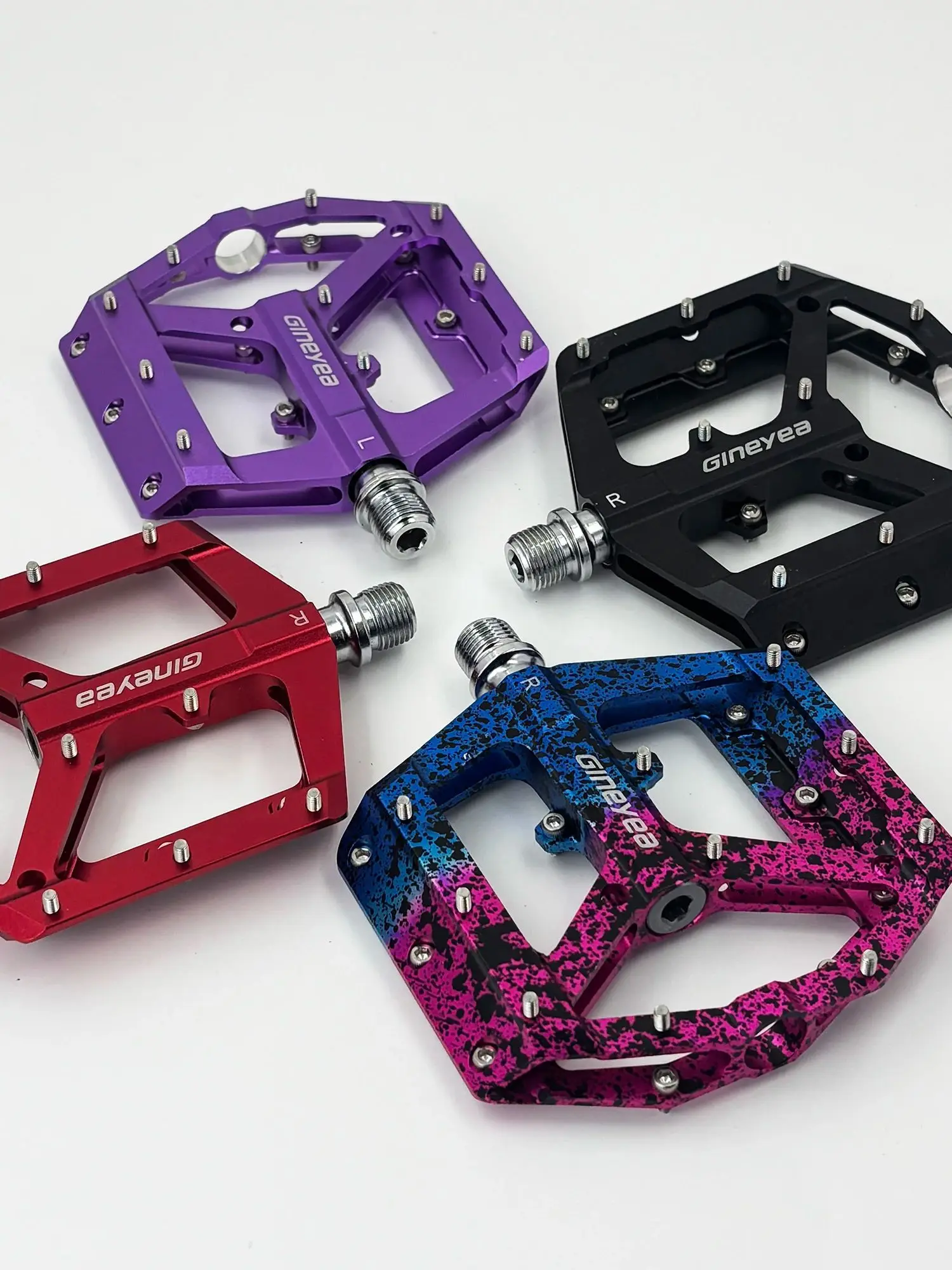 AliExpress Gineyea Mountain Bike Pedals MTB Pedals Bicycle Flat Pedals Aluminum 9/16" Sealed Bearing Lightweight Platform for Road Bike