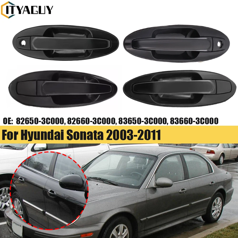 Vorderer Hinterer Linker Rechter Außentürgriff für Hyundai Sonata 2003-2011 82660-3C000 82650-3C000 83660-3C000 83650-3C000