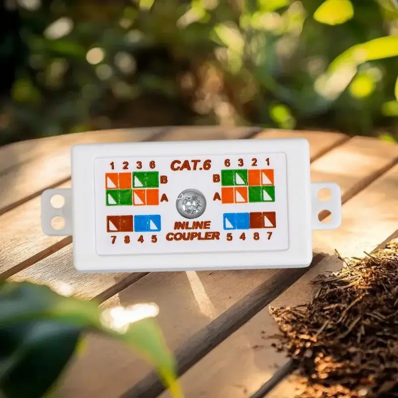 1 قطعة مضمنة Punchdown كرون مقرنة النجار ل Cat6/Cat5E إيثرنت كابلات الشبكة RJ45 صندوق معلومات سطح المكتب صندوق وصلات