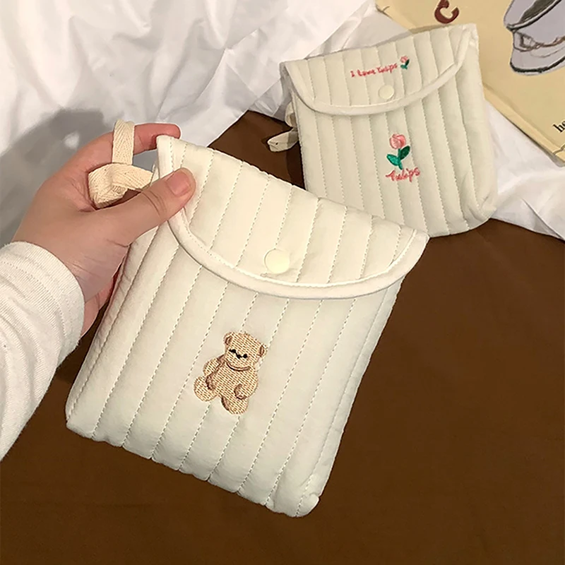 Cute Sanitary Napkins Menstruation Towel Storage Bag Portable Mini Student Tampon Monthly Bag Storage Bag Makeup Pouch Bag