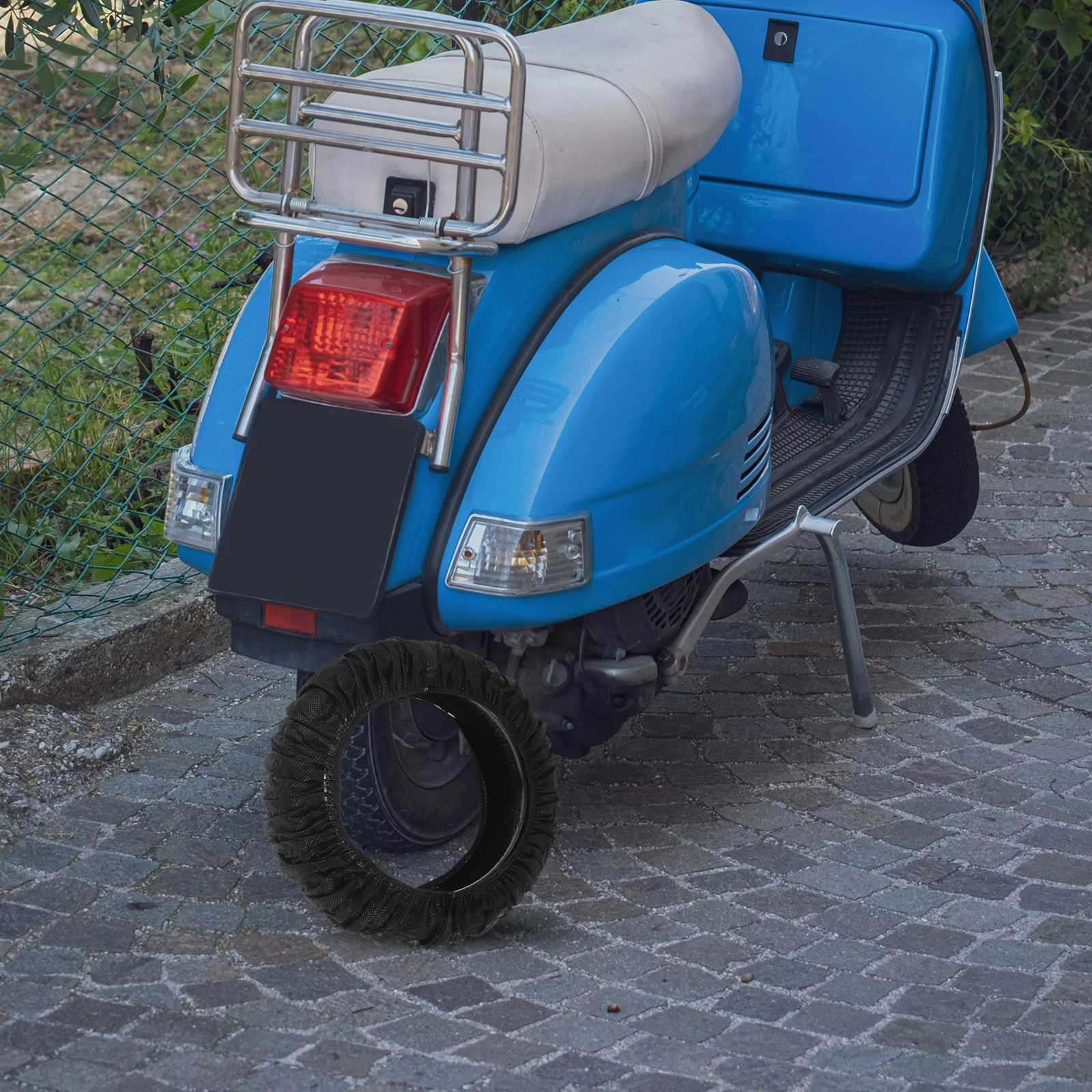 40 pezzi di copertura per pneumatici in tessuto non tessuto per bici elettrica, sedia a rotelle, protezione per pneumatici, piccola manica elastica portatile, protezione antisporco