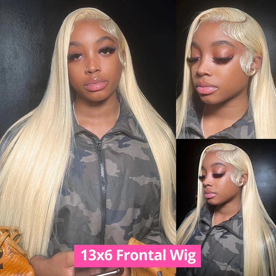 30 Inch 613 Human Hair Wig Brazilian 13x6 Hd Lace Frontal Wig Straight Human Hair Wigs Color Honey Blonde Human Lace Front Wig image 2