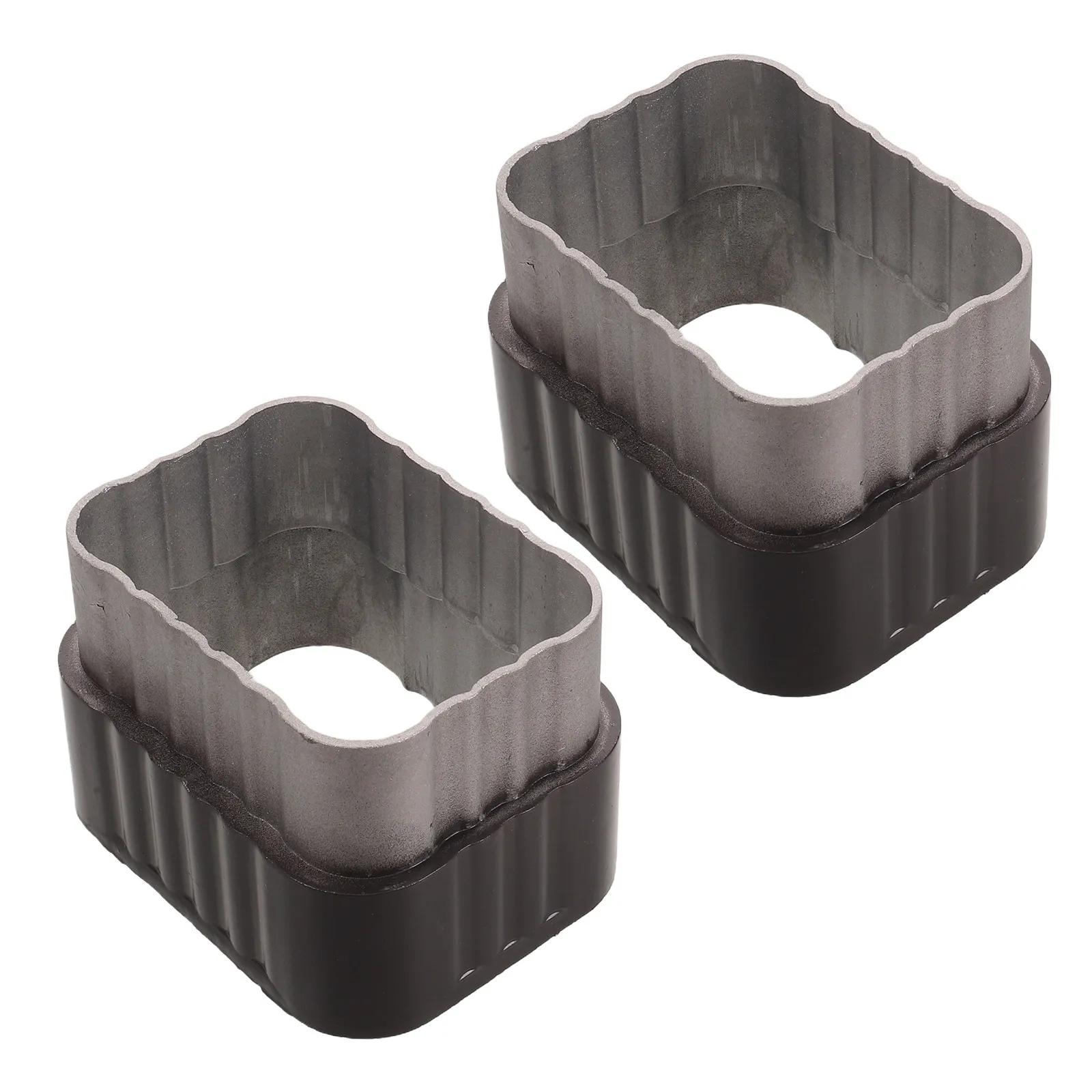 2Pcs Downspout Gutter Connector Adapter 3x3 3x2 Leakproof Rainwater Diverter for Roof Drainage Garden Pipe Extension