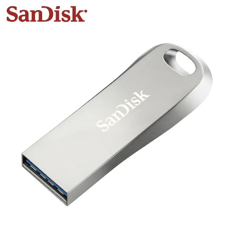 SanDisk Ultra Luxe CZ74 USB3.2 Gen1 Flash Drive 32GB 64GB 128GB 256GB 512GB 400MB/s Metal Portable Pendrive For Laptop Desktop