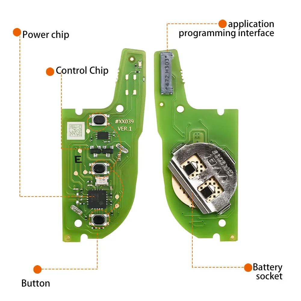 1 Stück XHORSE XE Serie Fernbedienungsschlüssel mit Super-Chip XEKF20EN XEKF21EN XELEX0EN XEDS01EN XEMQB1EN XEB510EN Autoschlüssel für VVDI Key Tool – Detail 9