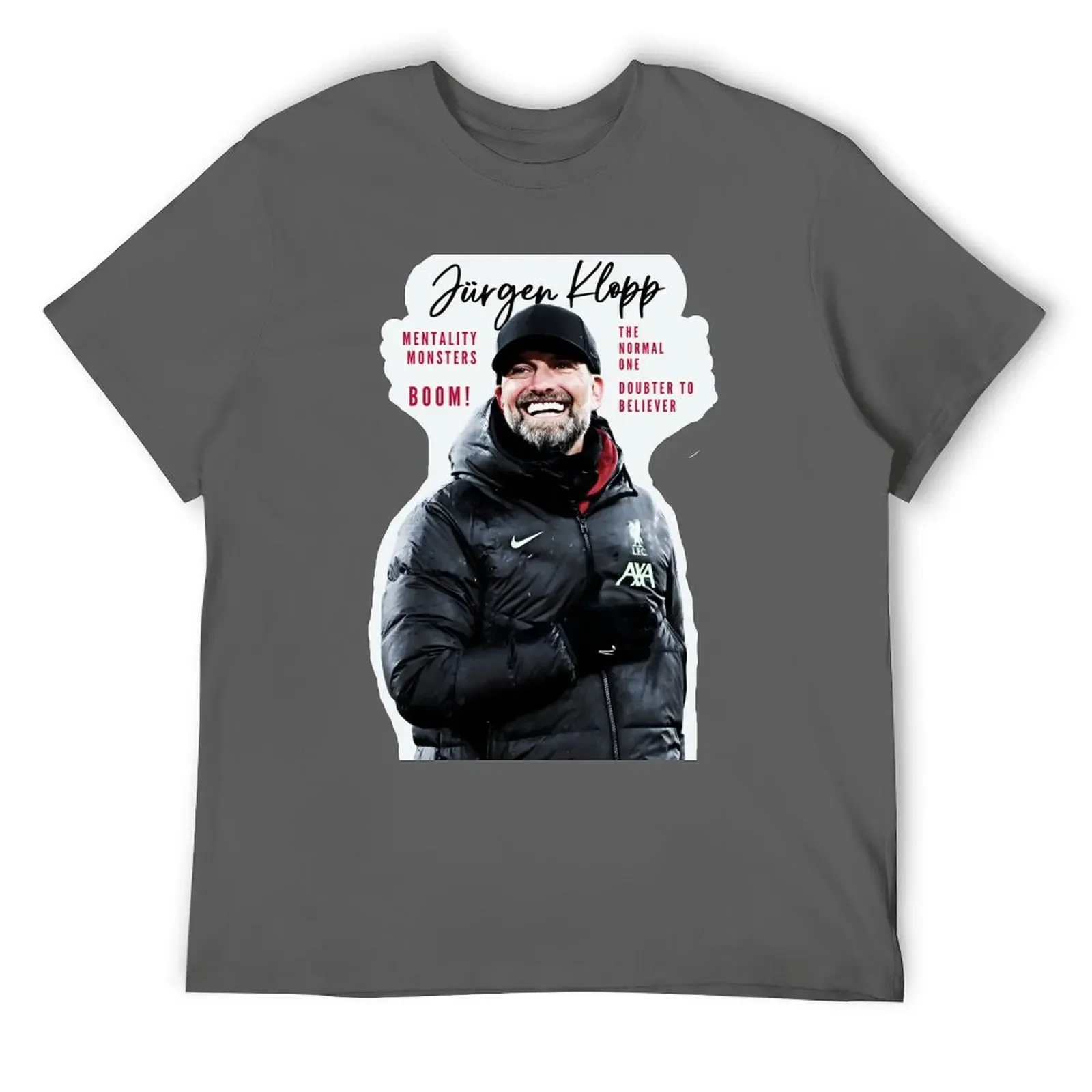 Liverpool FC - Thank you, Klopp! T-Shirt Funny t-shirts cotton graphic tees custom t shirt plain black t-shirts for men