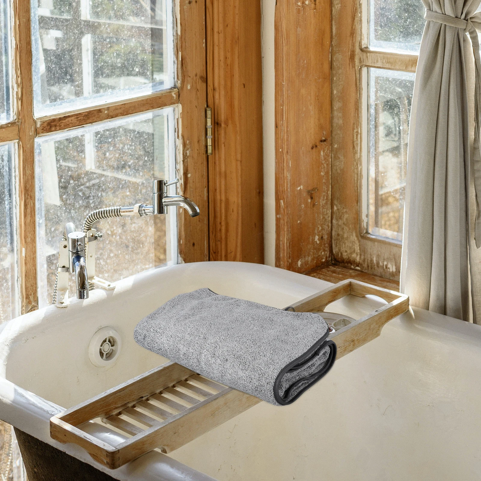 

Thicken Bath Towel Coral Fleece Polyester Bamboo Fiber Beach Adult Shower Water Absorption Non Shedding Practical