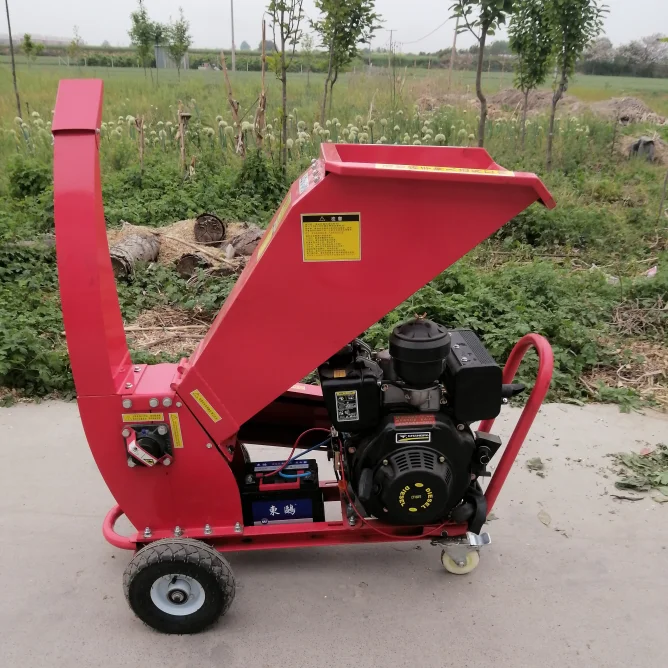 เครื่องย่อยกิ่งไม้ Weiwei Sale Forestry รุ่น Wood Chipper 7.5 แรงม้า เครื่องย่อยกิ่งไม้ขนาดเล็ก