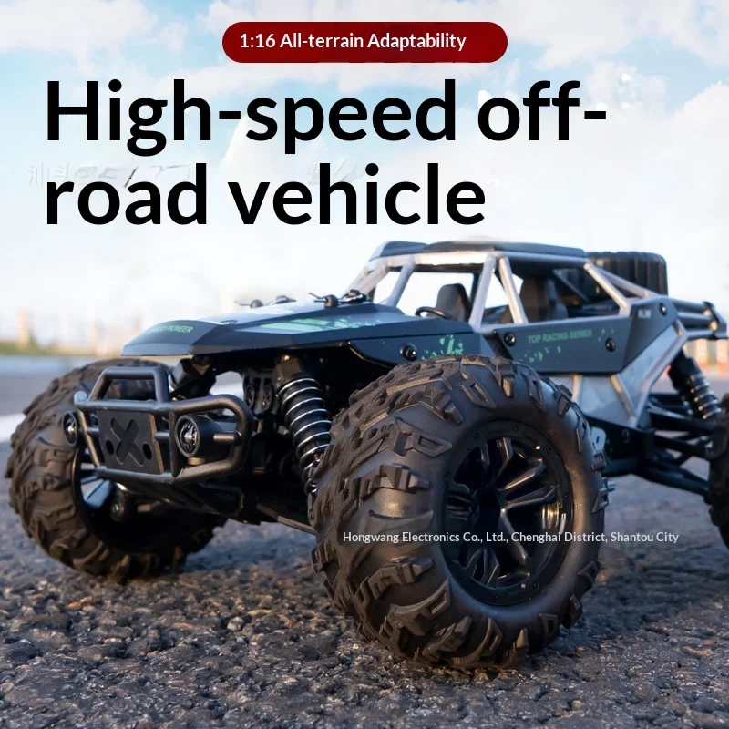 Rc High Speed Remote Control Off Road Truck 1 To 16 Brushless Four Wheel Drive All Terrain Climbing Car For Outdoor Racing Hobby