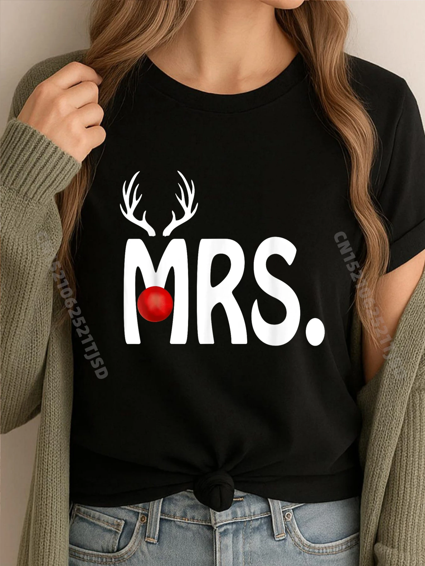 

Mr And Mrs Claus Couples Matching Christmas Pajamas Santa Blank T Shirt 100℅ Cotton Sale Man Tops Tees Design