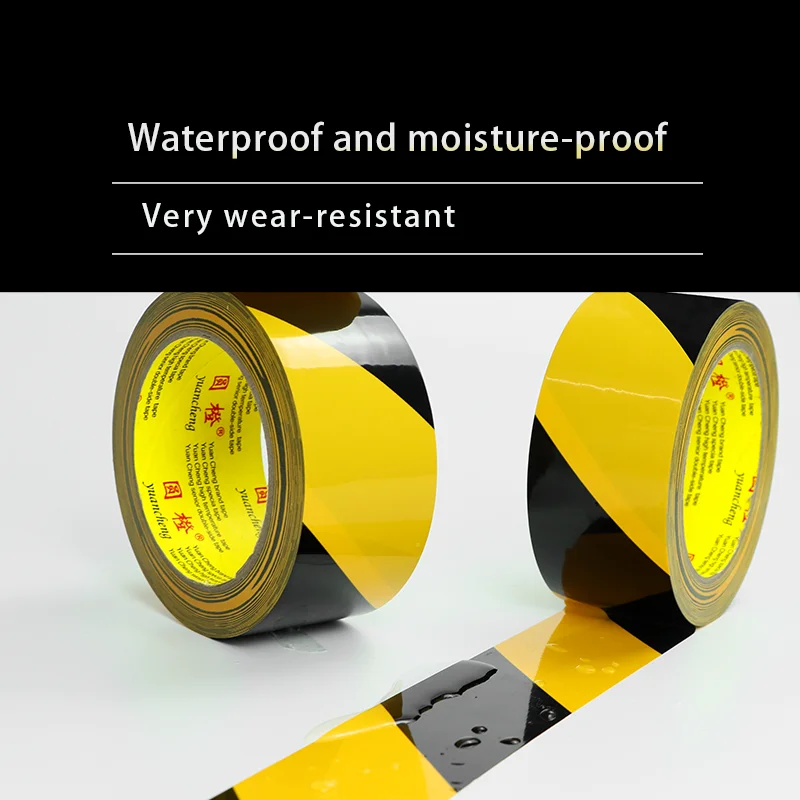 1roll Zebra Crossing Warning Tape Floor Color Marking Positioning Dividing Area Warning Tape for Safety Compliance