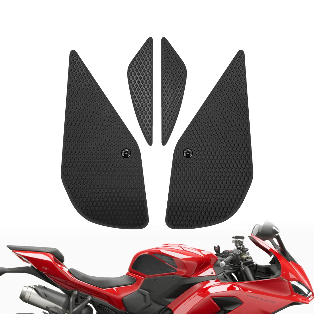 

Для Ducati Panigale Streetfighter V2 V2S 2025 мотоциклетный бак, тяговая накладка, противоскользящая наклейка, защита газового наколенника