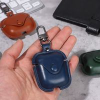 PU Leather Bluetooth Wireless Earphone Case for Apple Airpods 1/2/3/Pro Ultralight Fashion Headphones Case Protective Cover