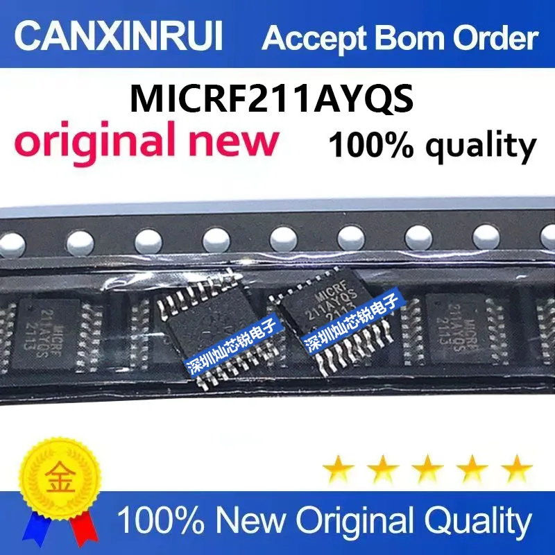 (5-100 Pieces) MICRF211AYQS SMD SSOP-16 RF Receiver Integrated Circuit Brand New Original 211AYQS