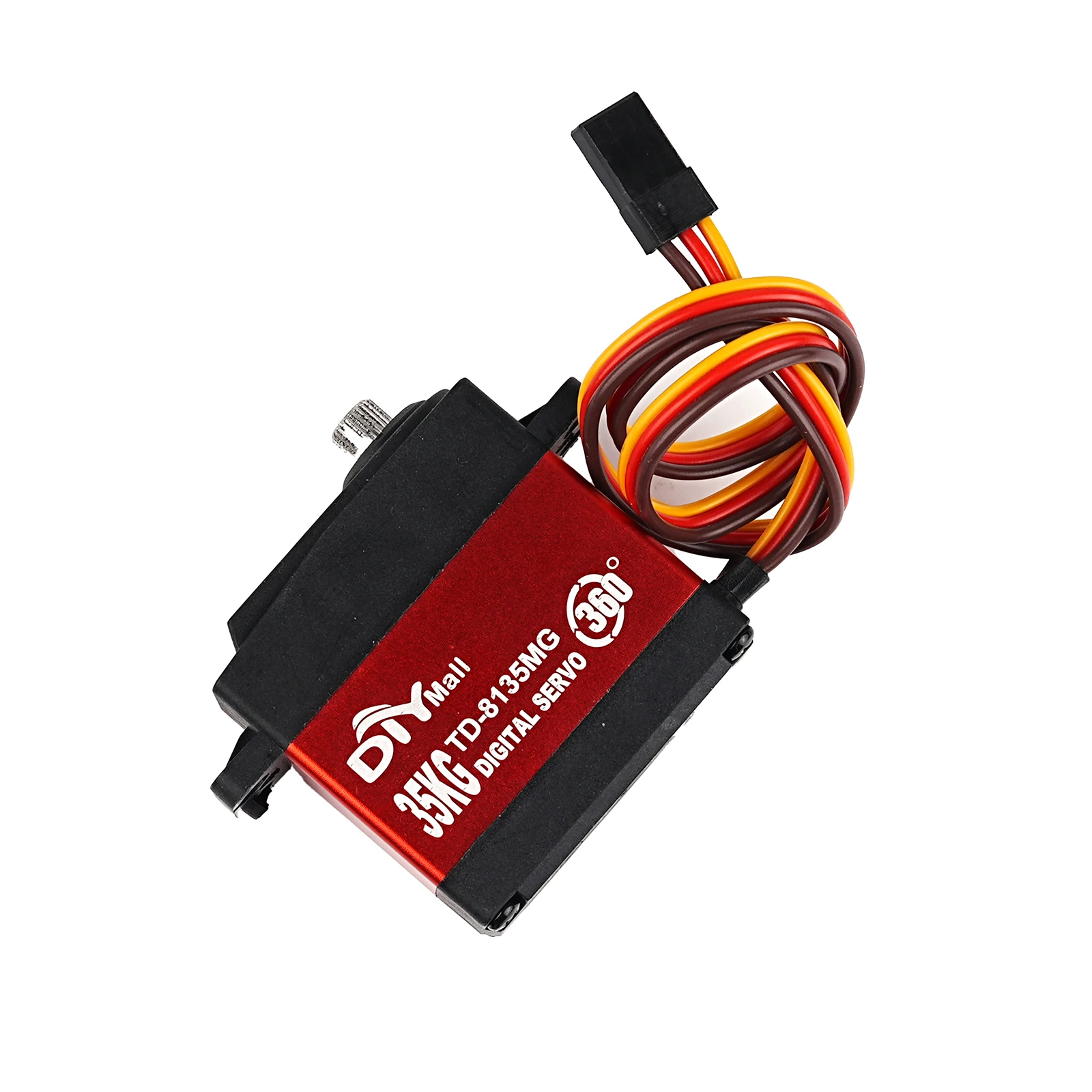 TD-8135MG 35KGデジタルサーボモーター 360度制御可能 防水 高トルク 25Tメタルアーム付き RCカー ボート ロボット DIY用