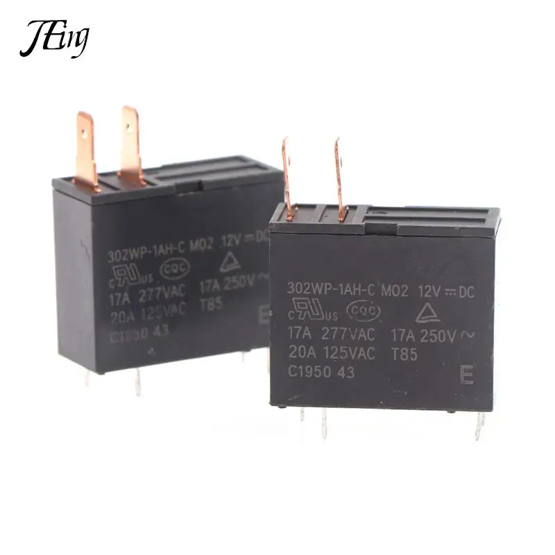 2 PCS 12V Relay 302WP-1AH-C M02 12VDC 4Pins For Microwave Oven