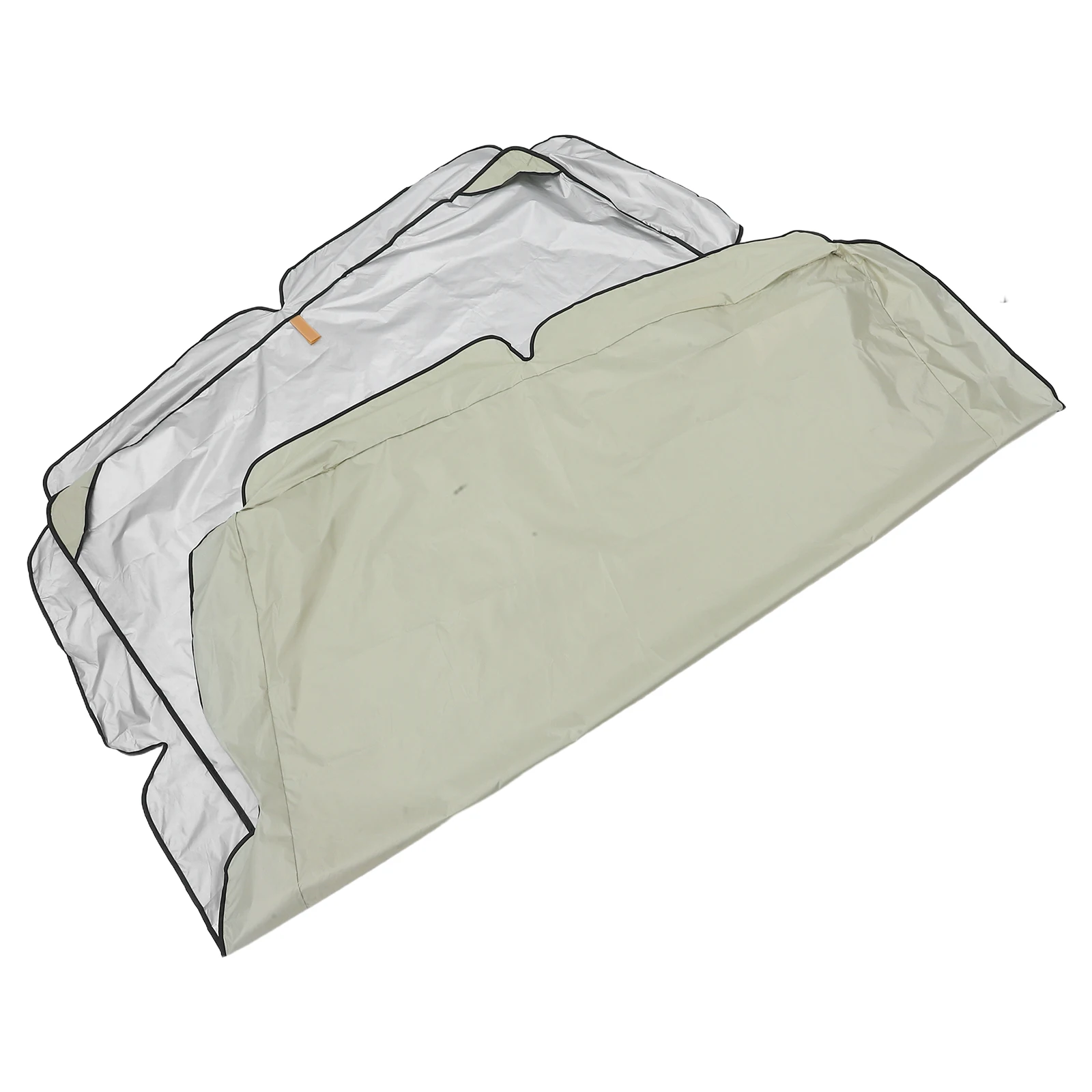 

Waterproof Swing Cover 190X132Cm Garden Hammock Protector Outdoor Dustproof Elastic Scallop Edge Beige Chair Shade For Patio