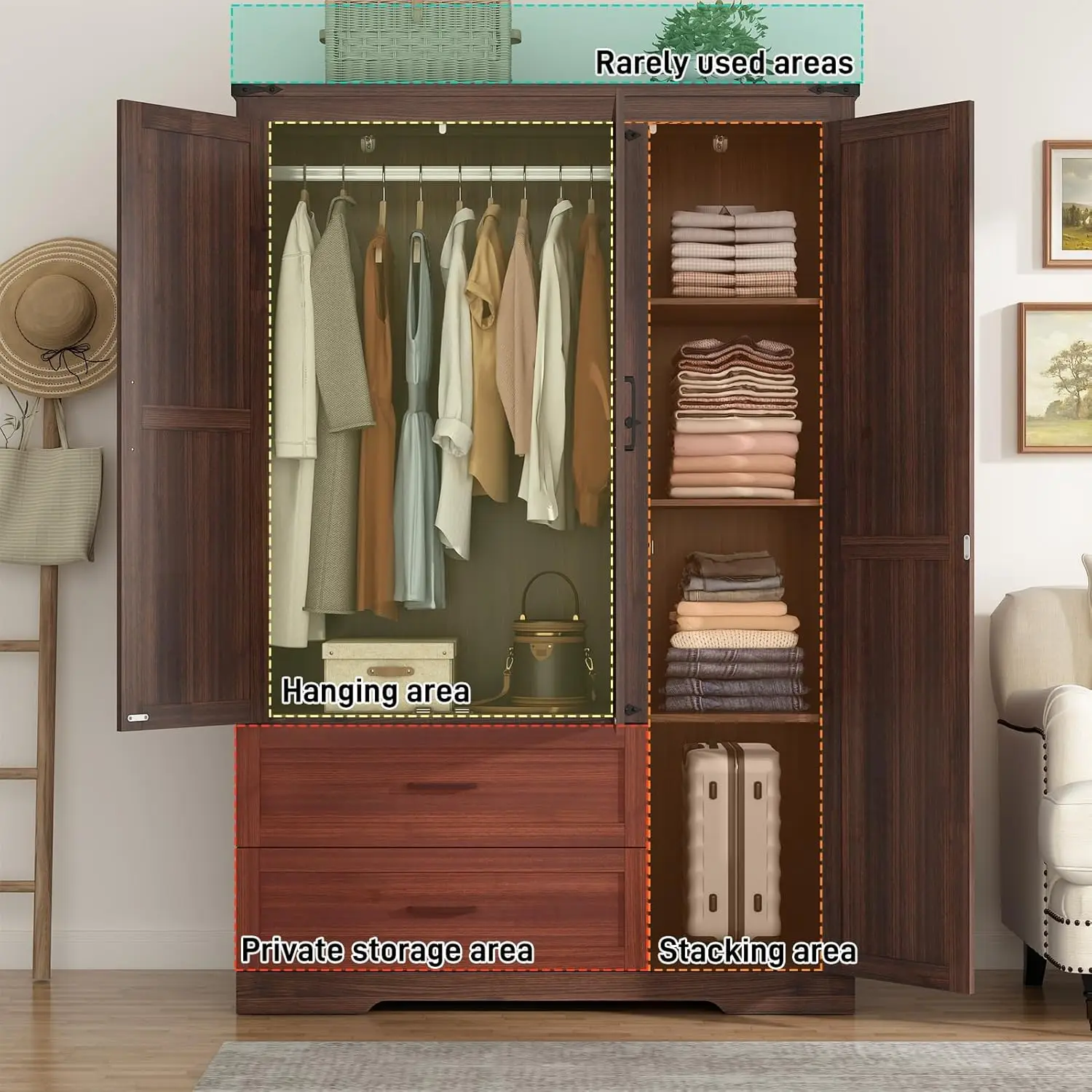 Thumbnail 4 - #11 Ranked Open Wardrobe Closet Picks in 2026