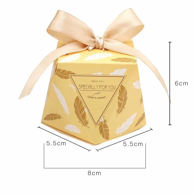 New Top Selling Marble Diamond Paper Candy Boxes Wedding Favors Baby Shower Party Supplies Bomboniere Thanks Christmas Gift Box