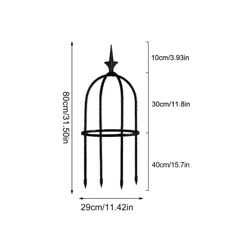 Plant Support Tower Obelisk Trellis Tall Garden Arch Vertical Trellis for Climbing Plants Vines Flowers Sturdy Climbing Trellis