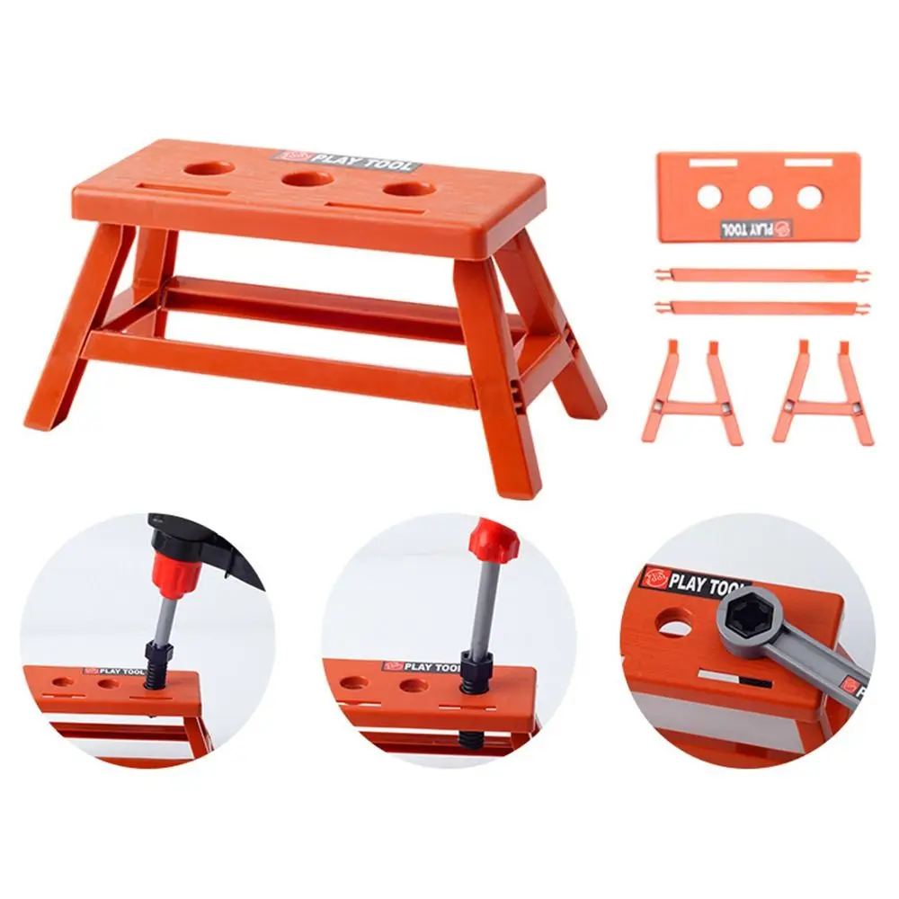 38/39/41/42/55 pièces boîte à outils rouge ensemble semblant jouer Cosplay éducation précoce outils de réparation jouet en plastique Parents-unisexe interactif