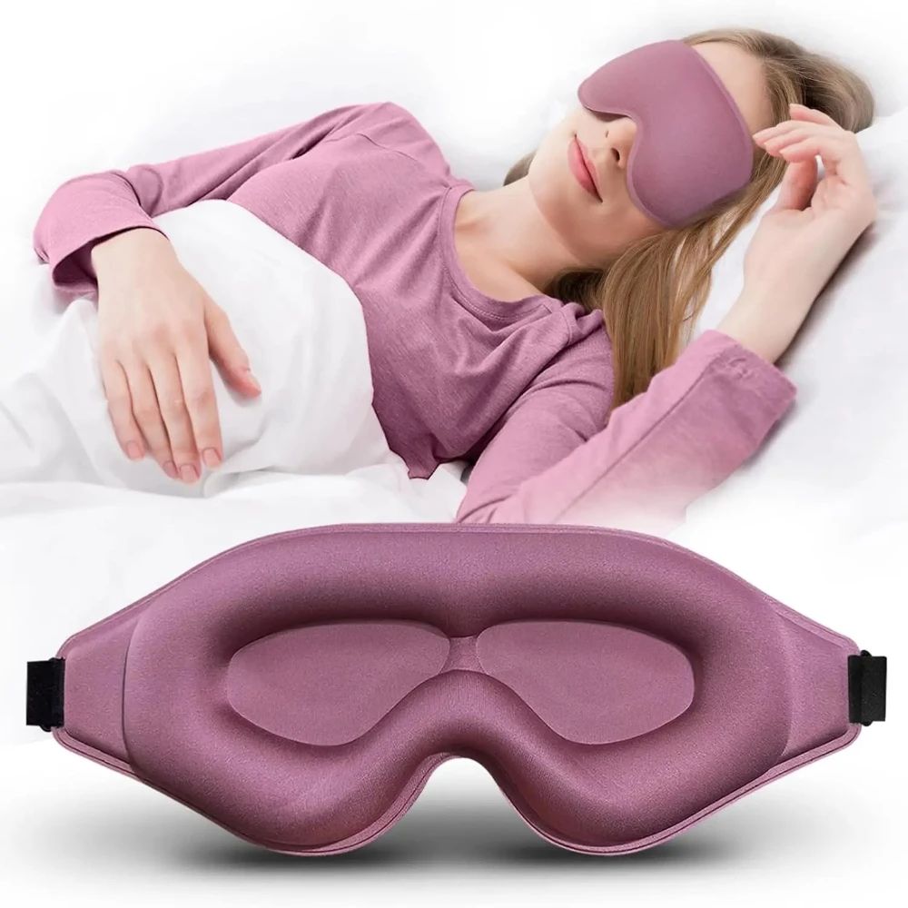 3D Advanced Eye Mask for Sleeping Ultra Delicate Soft Skin Eye Mask,Blackout Sleep Eye Mask Sleeping Eye Masks for Men and Women