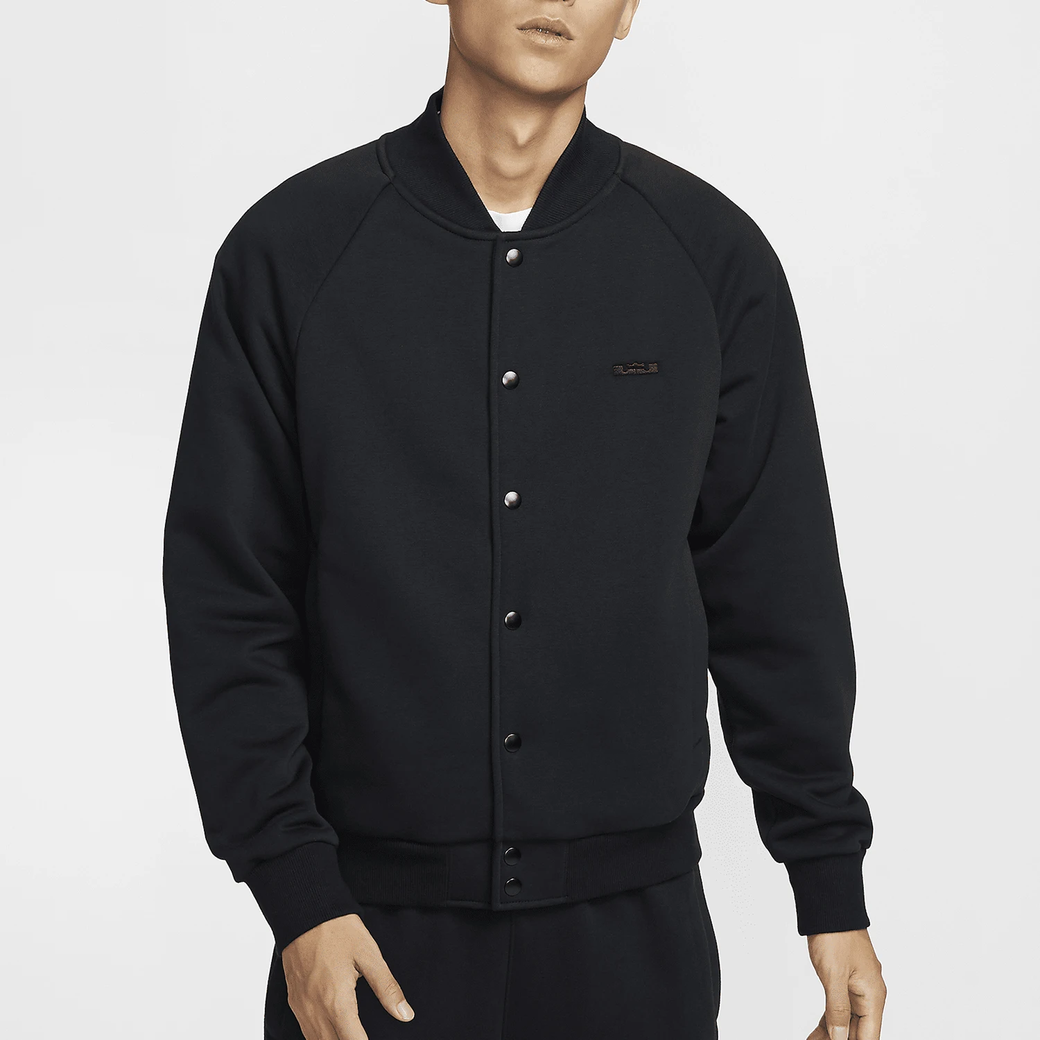 

Официальная мужская флисовая повседневная теплая бейсбольная куртка Nike 2024, FZ1035-010