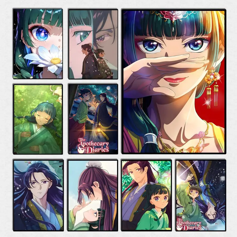 Anime The Apothecary Diaries Poster Hochwertige Wandkunst für Zuhause, Büro, Schlafzimmer, Wohnzimmer, Flur, Bar Perfekte Geschenkidee
