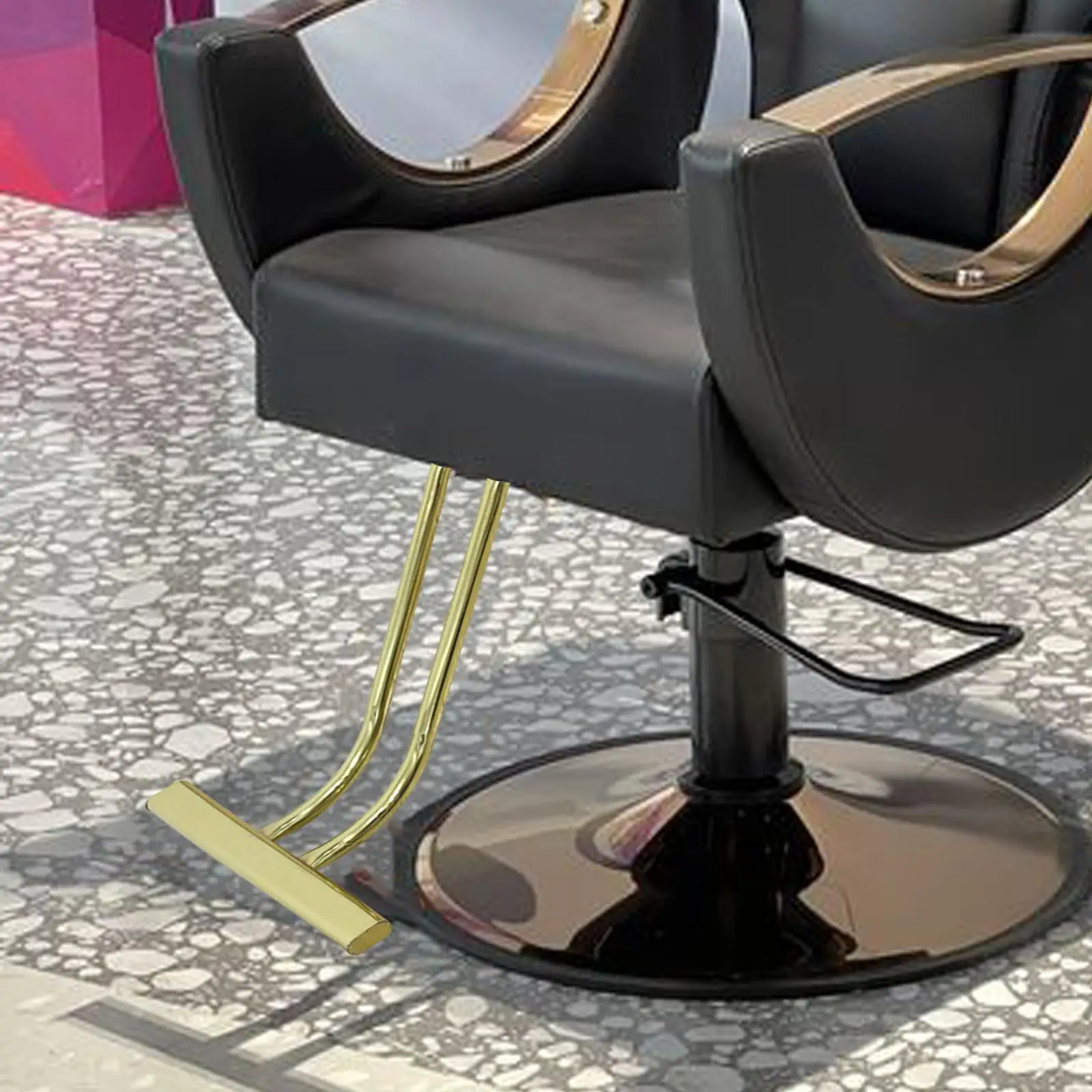 

Запасные педали для стула для салона, поворотная подставка для ног для салона, фурнитура, универсальная часть подставки для ног стула для парикмахерской