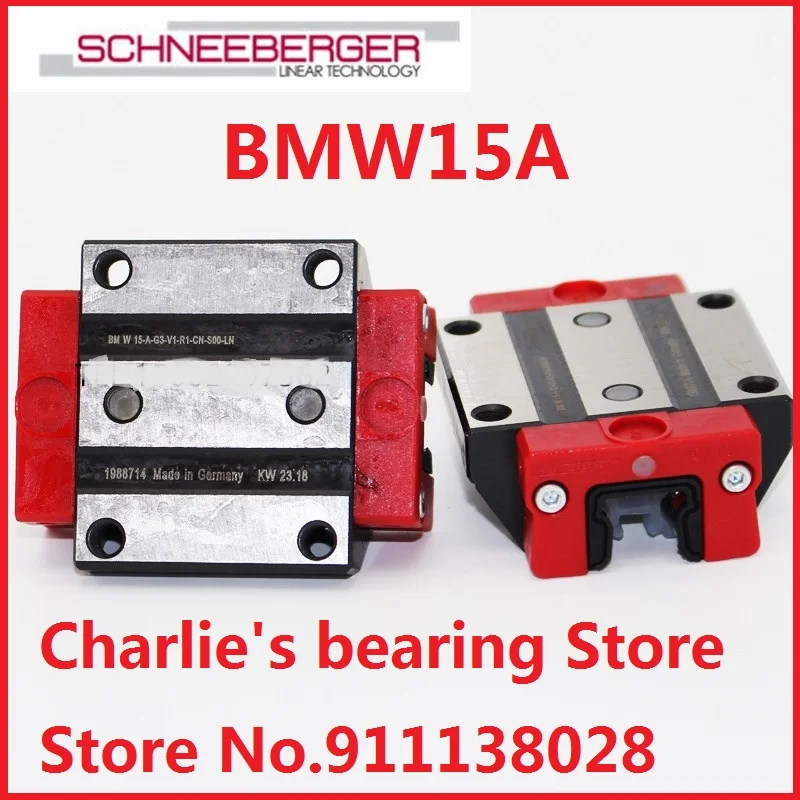 1pc 100% brand new original genuine SCHNEEBERGER Ball-MONORAIL block BMW15A(BMA15)