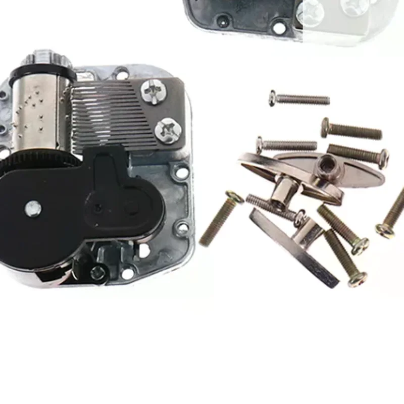 1Pcs Screws Key Mechanical Diy Windup Music Box Musical Movement Home Decor