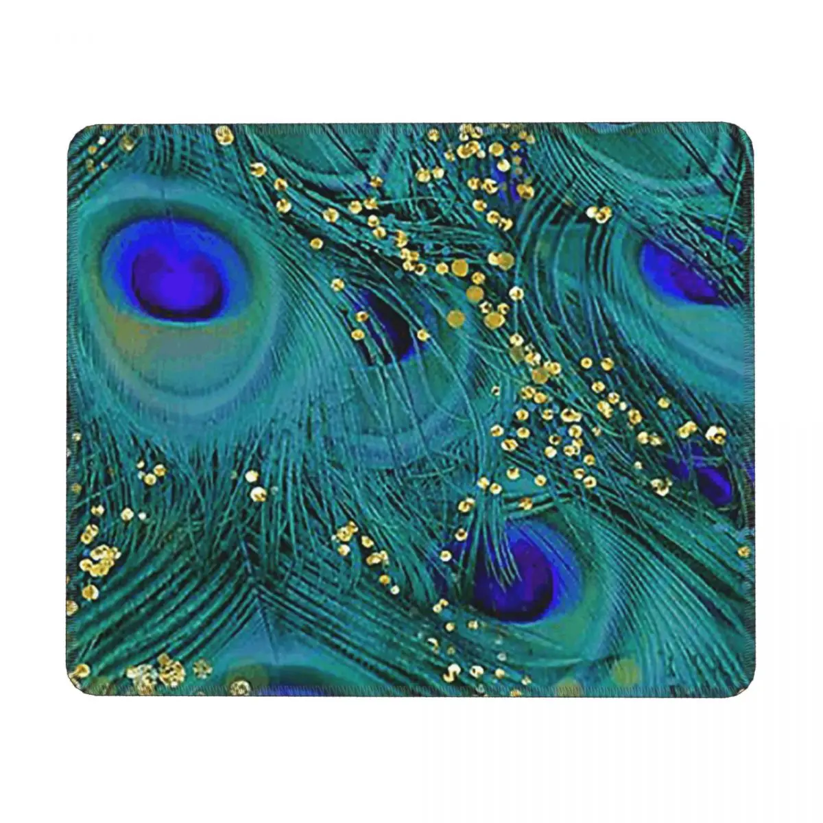 Peacock Feathers Multi-size Mouse Pad Computer Keyboard Mouse Mat Gaming PC Laptop Desk Mat Office Accessories Table Mats