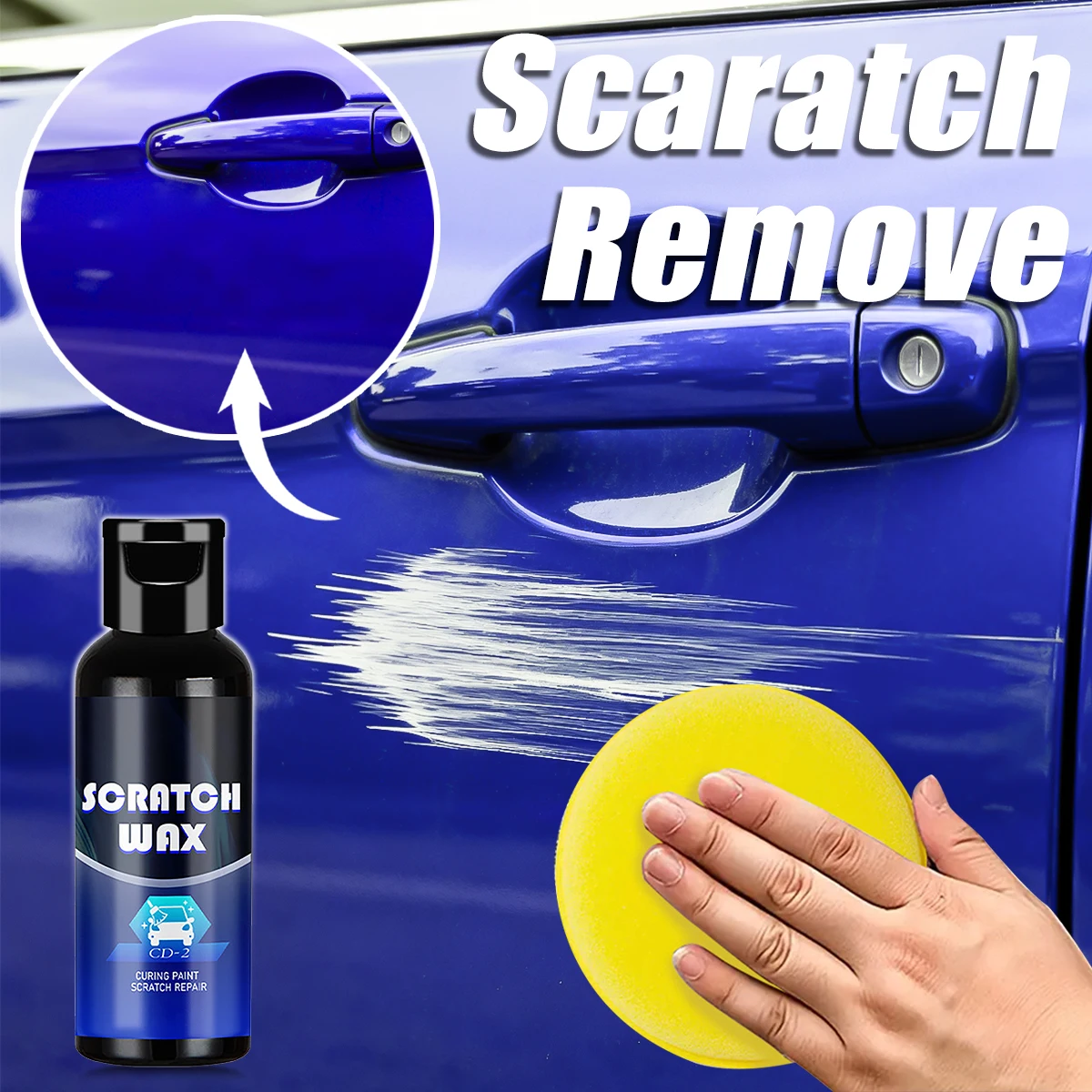 Car Scratch Remove Broken Scratchs Repair Automobile Polishing Paste Sponge Pickup Trucks Refurbishment Body Paint Smooth Care