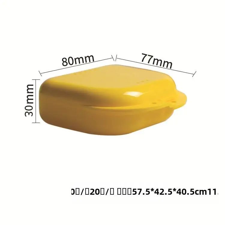 

Портативный пластиковый невидимый ящик для хранения брекетов с отверстием для ортодонтического устройства для взрослых
