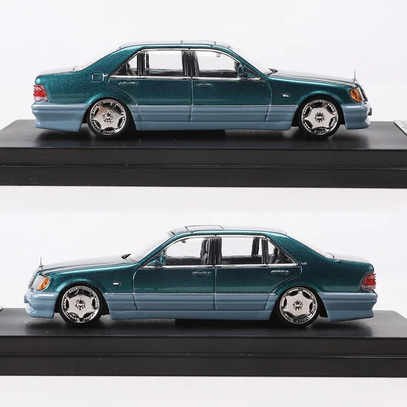 STREET WEAPON 1:64 W140 نموذج سيارة مصنوع من خليط معدني مصبوب إصدار محدود 499