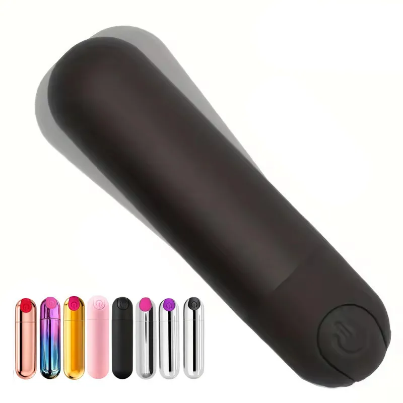 USB Charge 10-Speed Mini Bullet Vibrator Rechargeable Wireless Vibrating Anal Plug Clitoral Stimulator Adult Sex Toys for Women