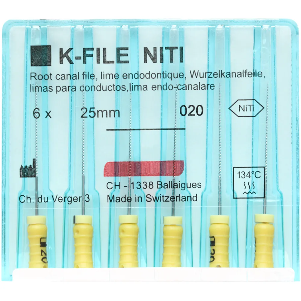 1 Pack Dental K-FILE NiTi Flexible 21/25/31mm Endo Root Canal Files Hand Use Endodontic Wurzelkanalfeile Limas Dentist Supplies