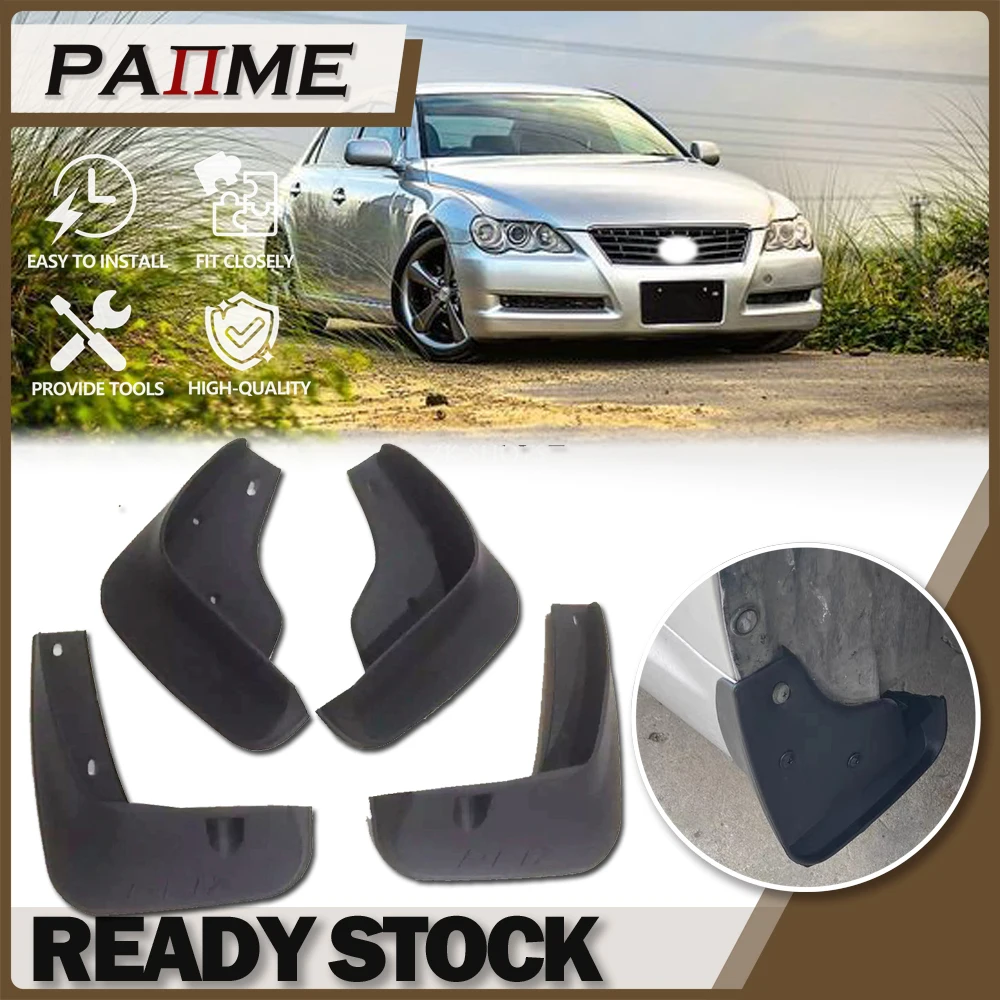 

Car Mud Flaps For Toyota REIZ 2010 2011 2012 2013 For Mark X Mudguard Splash Guards Front Rear Fender Mudflaps YC101175