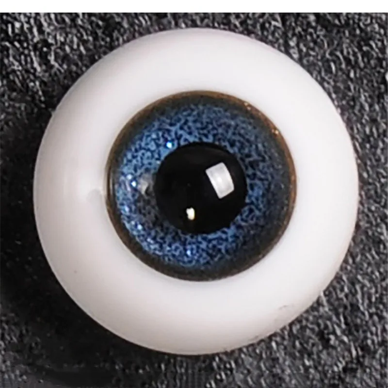 Ojos de cristal azul realistas para muñeca Reborn, hecho a mano juguete, regalo, 18mm, 20mm, 22mm