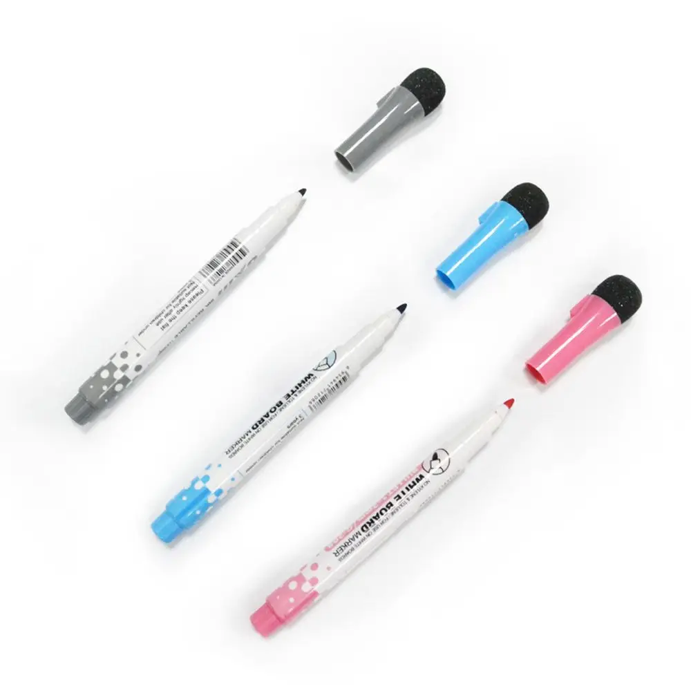 Children Kids Fridge Magnets Writing Record Whiteboard Pen Magnetic Erasable Whiteboard Marker