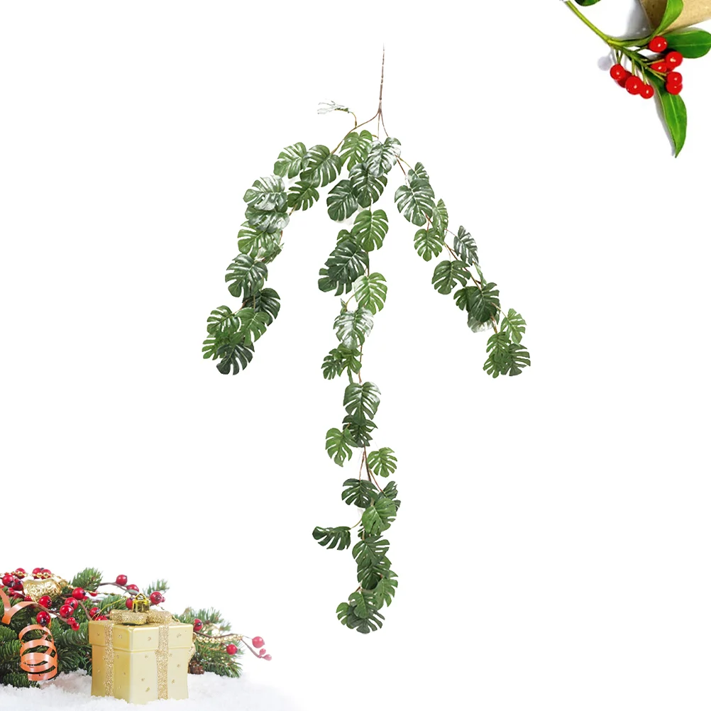 Long Lasting Artificial Leaves Simulation Turtle Monstera Plants Home Decor Supplies Garland Vines Artificial Plants Turtle Leaf - Image 4