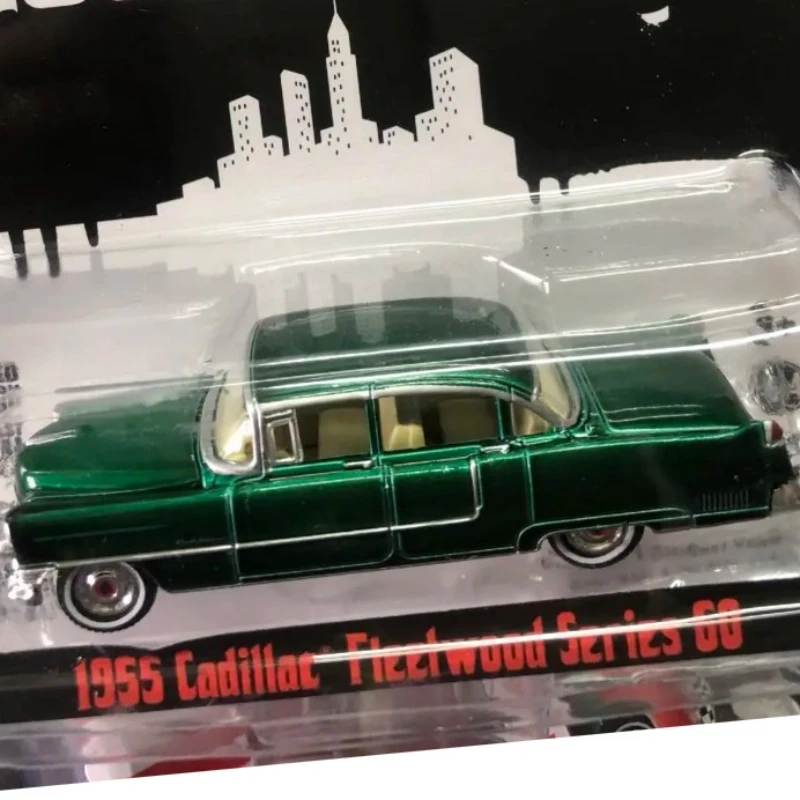 

1:64 Limited Edition Collectible 1955 Fleetwood Green Machine, Cadillac Godfather Alloy Model Toy Ornament