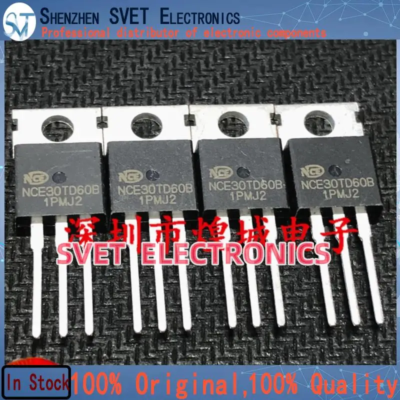 10PCS-50PCS  NCE30TD60B 30A 600V IGBT   TO-220  Original In Stock Fast shipping