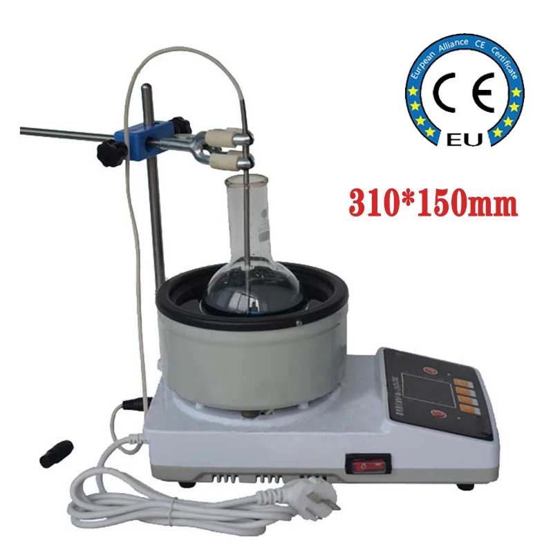 2KW Intelligent digital Laboratory magnetic water bath High temperature stirrer Constant temperature ZNCL-GS 310*150mm