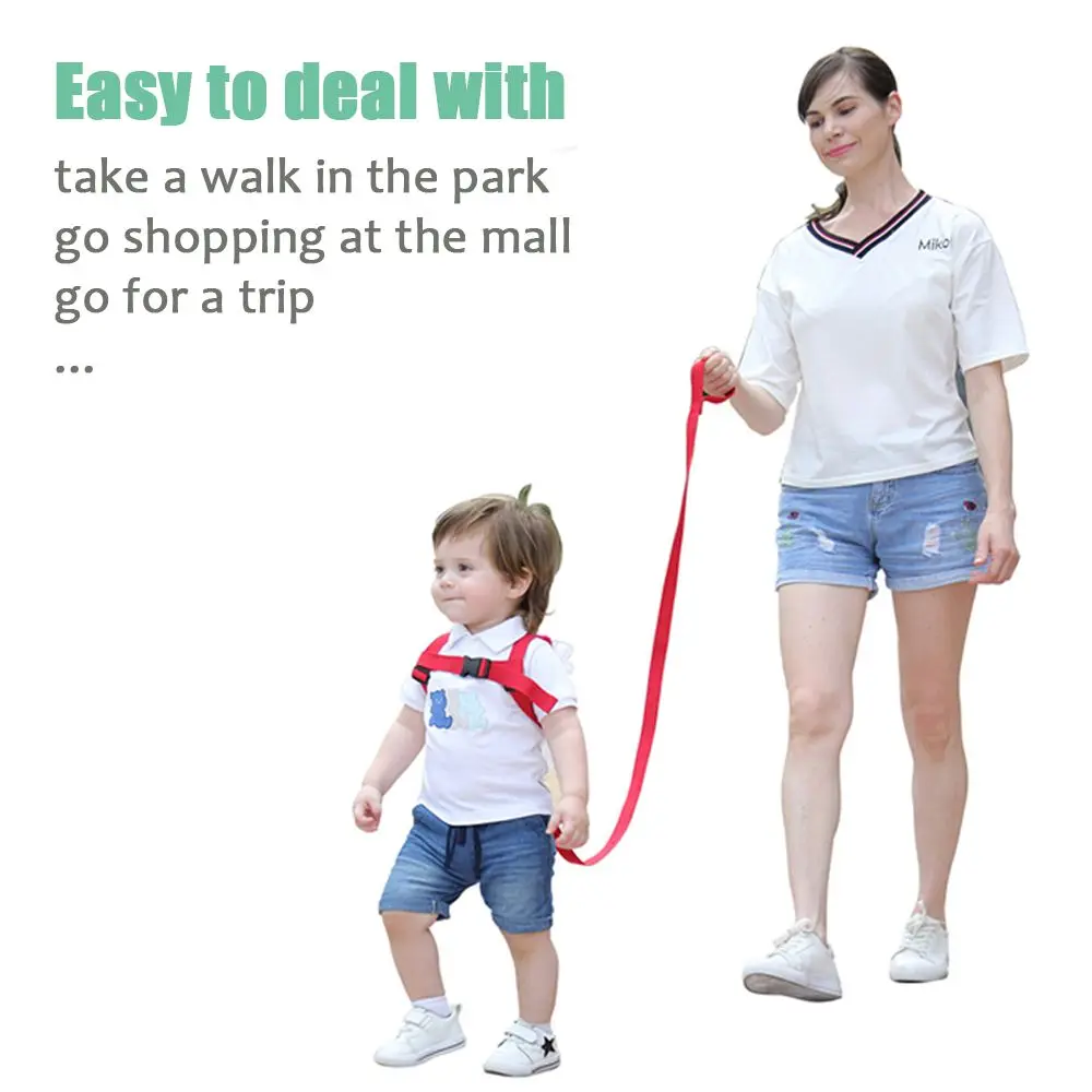 Useful Adjustable Comfortable Child Reins Aid Baby Safety Harness Belt Walking Strap Keeper Anti Lost Line