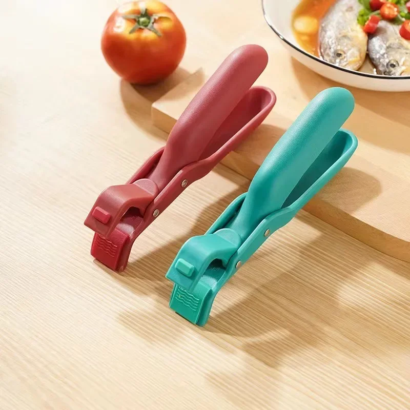 

Home Anti-Scald Bowl Holder Clip Multifunctional Silicone Dish Lifter Portable Non-Slip Plate Lifter Clamp Kitchen Accessories