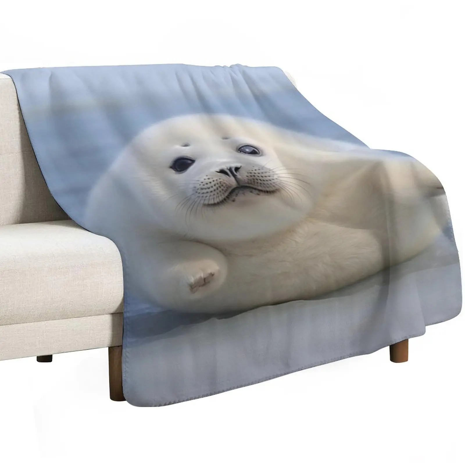 Chonky Seal Pup - Hug! Throw Blanket cosplay anime christmas decoration Furrys Luxury Designer Thins Decorative Throw Blankets